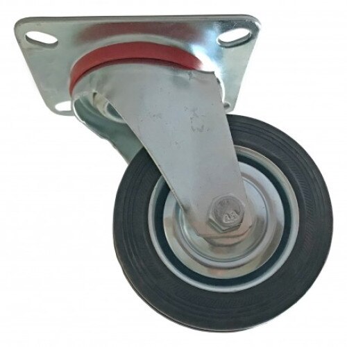 Roata furca pivotanta 125 x 34 mm , greutate maxima suportata 100 kg , greutate produs 1007 grame